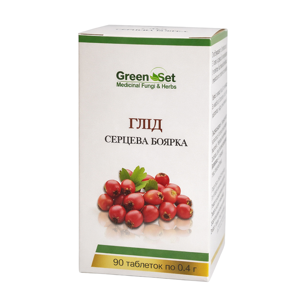 Глід (серцева боярка) GreenSet, 90 таблеток